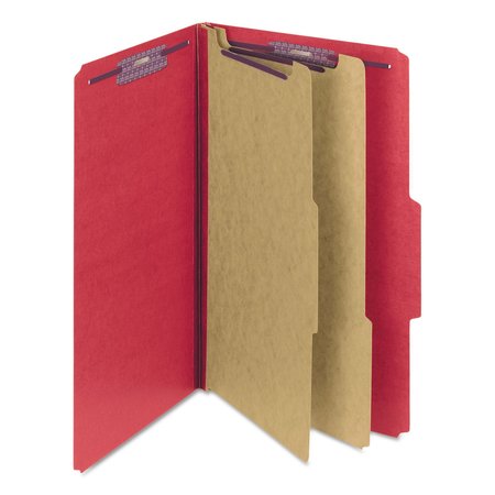 Smead Classification Folder, Red, PK10 19031